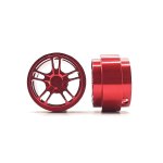 Staffs STAFFS363 Twin 5 Spoke Aluminum Wheels Red 15.8 x 10mm (x2) (image for) Staffs STAFFS363 Twin 5 Spoke Aluminum Wheels Red 15.8 x 10mm (x2)
