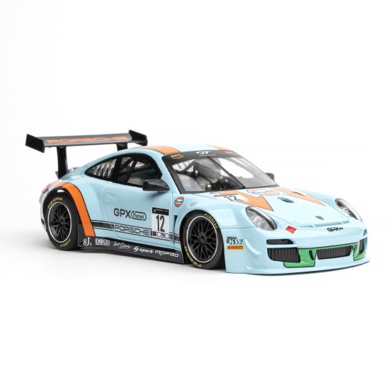 (image for) NSR 0422AW Porsche 997 GT3 Gulf GPX 2020 No.12 Targa Florio Tribute Livery