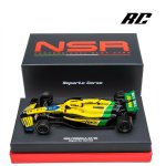 NSR 0539RCP-IL Formula 22/26 Arton Senna Tribute Livery No.4 - Lando Norris - "Reparto Corse" Race Setup for Plastic Tracks (image for) NSR 0539RCP-IL Formula 22/26 Arton Senna Tribute Livery No.4 - Lando Norris - "Reparto Corse" Race Setup for Plastic Tracks