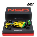 NSR 0540RCW-IL Formula 22/26 Arton Senna Tribute Livery No.81 - Oscar Piastri - "Reparto Corse" Race Setup for Wooden Tracks Tracks (image for) NSR 0540RCW-IL Formula 22/26 Arton Senna Tribute Livery No.81 - Oscar Piastri - "Reparto Corse" Race Setup for Wooden Tracks Tracks