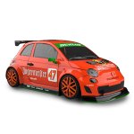 (image for) NSR 0547SW Fiat Abarth 500 Jagermeister No.47 Green - Preorder 2025