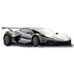 (image for) NSR 0577SW Corvette C8.R Rothmans Livery Blue No.77 - Preorder 2025