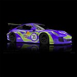 NSR 0636SW Porsche 997 Purple Hippie, No.35 - Pre-order (image for) NSR 0636SW Porsche 997 Purple Hippie, No.35 - Pre-order