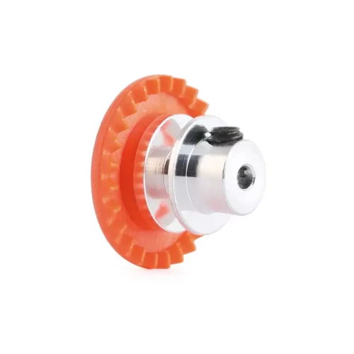 (image for) NSR 2006325AL 25t Inline Crown Gear Soft Plastic with Aluminum hub for 2mm Axle