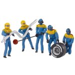 (image for) Carrera 21132 Set of Mechanics Figures, Blue