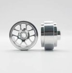 (image for) STAFFS216 Hyper Aluminum Wheels Silver 15.8 x 8.5mm (x2)