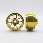 (image for) STAFFS240 Hyper Aluminum Wheels Gold 16.9 x 8.5mm (x2)