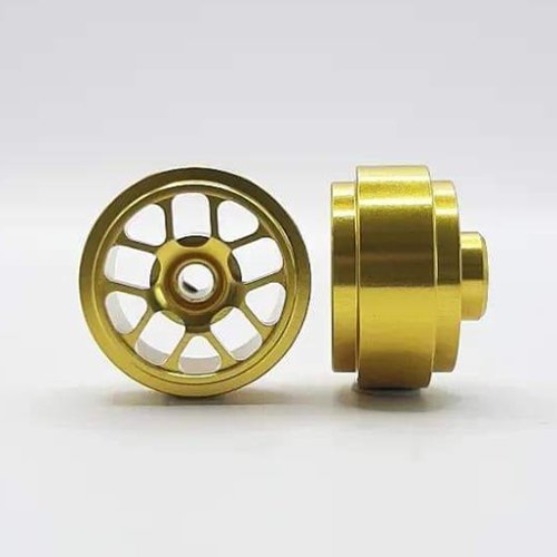 (image for) STAFFS217 Hyper Aluminum Wheels Gold 15.8 x 8.5mm (x2)