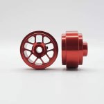 (image for) STAFFS220 Hyper Aluminum Wheels Red 15.8 x 8.5mm (x2)