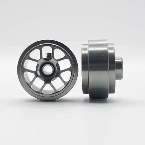 (image for) STAFFS244 Hyper Aluminum Wheels Grey 16.9 x 8.5mm (x2)