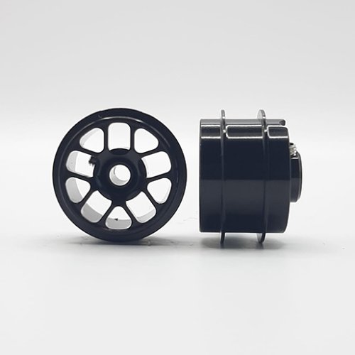 (image for) STAFFS226 Hyper Aluminum Air Wheels Black 15.8 x 10mm (x2)