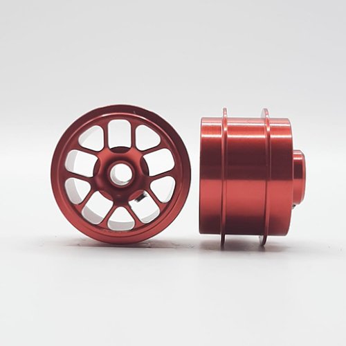 (image for) STAFFS228 Hyper Aluminum Air Wheels Red 15.8 x 10mm (x2)