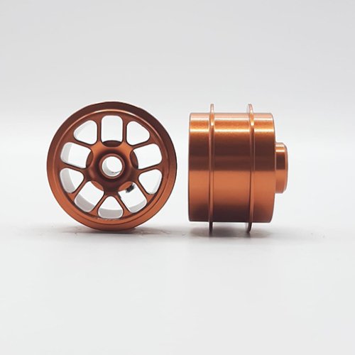 (image for) STAFFS231 Hyper Aluminum Air Wheels Orange 15.8 x 10mm (x2)