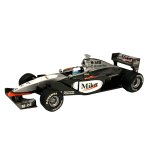Carrera 25424 Evolution McLaren Mercedes MP4/15 Mika Carrera RARE *cracked display case (image for) Carrera 25424 Evolution McLaren Mercedes MP4/15 Mika Carrera RARE *cracked display case