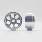 (image for) STAFFS255 Radical Aluminum Wheels Silver 16.9 x 8.5mm (x2)