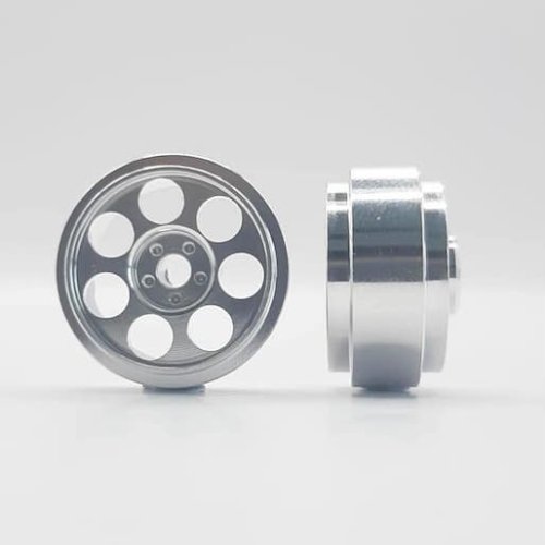 (image for) STAFFS255 Radical Aluminum Wheels Silver 16.9 x 8.5mm (x2)