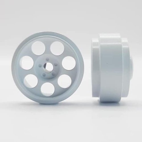 (image for) STAFFS261 Radical Aluminum Wheels White 16.9 x 8.5mm (x2)