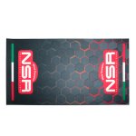 (image for) NSR 2923 Box Carpet 60 x 30cm / 23.6 x 11.8" Black and Red