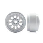 (image for) STAFFS293 Hyper 2 Aluminum Wheels White 16.9 x 8.5mm (x2)