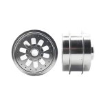 (image for) STAFFS295 Hyper 2 Aluminum Air Wheels Silver 16.9 x 10mm (x2)