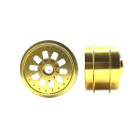 (image for) STAFFS296 Hyper 2 Aluminum Air Wheels Gold 16.9 x 10mm (x2)