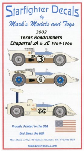 (image for) Starfighter Decals 3002 1/32 Chaparral 2A/2C/2E