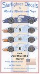 (image for) Starfighter Decals 3004 1/32 Ford GT40 MkI 1967-69