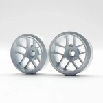 (image for) STAFFS313 Hyper Deep Dish Aluminum Wheels White 16.9 x 8.5mm (x2)