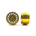 Staffs STAFFS344 OZ Style Aluminum Wheels Gold 15.8 x 10mm (x2) (image for) Staffs STAFFS344 OZ Style Aluminum Wheels Gold 15.8 x 10mm (x2)