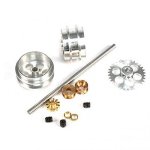 (image for) NSR 4013 Rear Axle Kit with 17" wheels for AW Ninco