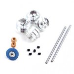 (image for) NSR 4211 Front & Rear Axle Kit for 17" wheels for Inline cars