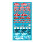 (image for) NSR 4300 Professional Decals Kit, 5.9x3.1 inches / 15x8 cm