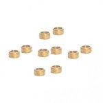 (image for) NSR 4813 3/32" Brass Axle Spacers 0.040"/1.0mm (x10)