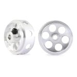 (image for) NSR 5009 Aluminum Front Wheels O.D.16.5x8.3mm Drilled, No-Air (x2)