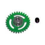 (image for) NSR 6629 3/32 29t Anglewinder Gear 16mm Soft Plastic Aluminum Hub