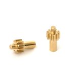 (image for) NSR 6709 Pinions 9t Inline Brass No Friction 5.5mm Formula 22 (x2)