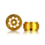 (image for) STAFFS93 Minilite Style Aluminum Wheels Gold 15.8 x 8.5mm (x2)