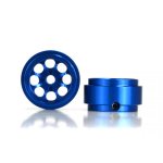 (image for) STAFFS95 Minilite Style Aluminum Wheels Blue 15.8 x 8.5mm (x2)