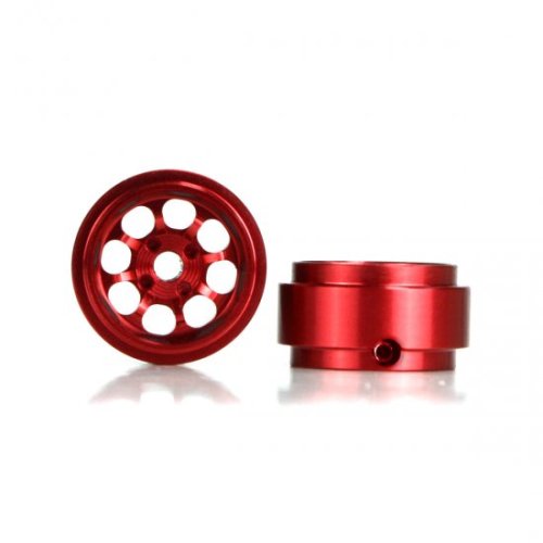 (image for) STAFFS96 Minilite Style Aluminum Wheels Red 15.8 x 8.5mm (x2)