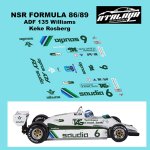 (image for) Atalaya Decals ADF135 NSR F1 - 1982 Williams FW08 - Keke Rosberg