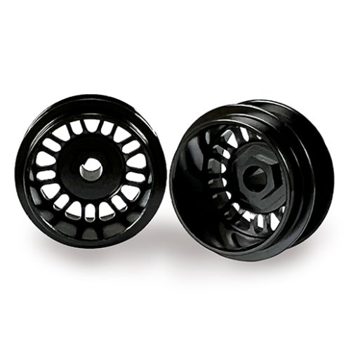 (image for) STAFFS110 BBS Style Deep Dish Aluminum Air Wheels Black 15.8 x 10mm (x2)