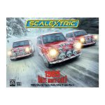 (image for) Scalextric C4488A 1965 Monte Carlo Rally Mini Triple Car Pack - Preorder 2025