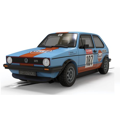 (image for) Scalextric C4609 Volkswagen Golf Gulf Edition - Preorder 2025