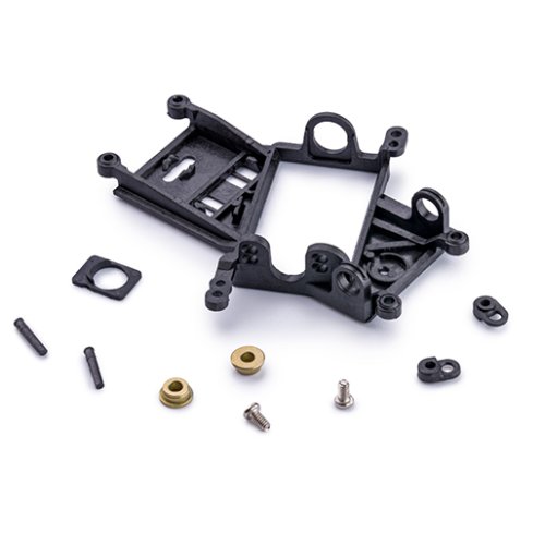 (image for) Slot.it SICH117C AW Motor Mount 0.0mm Offset EVO6 Carbon Fiber