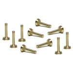 (image for) Slot.it SICH125 Metric screw 2.2x9mm, Brass, Large Head x10