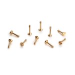 (image for) Slot.it SICH129 Metric screw M2x11mm, brass, large head (x10)