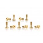 (image for) Slot.it SICH89 Metric Screws 2.5 x 6mm,Brass Carrera Chassis x10