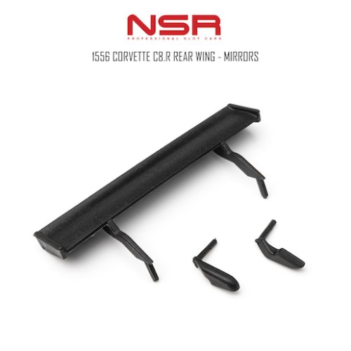 (image for) NSR 1556 Corvette C8.R Rear Wing and Mirrors