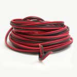 (image for) DS Racing DS-0023 Wire for track power 10m, one piece Black-red