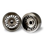 (image for) STAFFS106 BBS Style Deep Dish Aluminum Wheels Grey 15.8 x 8.5mm (x2)